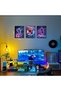 Neon Soccer Football 3 Piece Gallery Wrapped Canvas Wall Art | 3x 30x40cm 12x16 inch | Soccer Boot Ball Player Triptych - 3