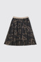 Girl's Ecru-Black Skirt - 2