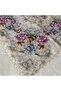 Handmade Patterned Hand Embroidered Cheesecloth with Ring Beads on the Writing Edge Yemeni, Scarf, 4 Sides Embroidered - 4