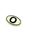 Double Layer Embossed Oval Letter O Special for Labelers - High-Quality and Stylish Design Oval Glass Ornament O Letter - 2