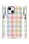 iPhone 14 Plus Vorian Double Layer Case Pastel Gingham - 2