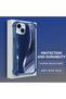 iPhone 14 Plus Compatible Transparent Back Four Corners Reinforced Impact Protection Silicone Case - 3