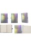Victorias Journals A5 Vegan Leather Cover Snap-On Undated Planner 112 Sheets Lined - 3