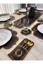 American Service Set for 6 People 19 Pieces Brown-Gold - 2