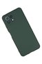 Aconcept Mi 11 Lite Case Nano Velvet Silicone - (145630) Dark Green - 2
