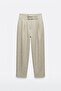 26Ypnt02134 Women's Pants with Buckle Detail - 2