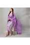 Purple Kurta with Pant & Dupatta - VRN1019 | Purple-Size:L-40-Inches - 4
