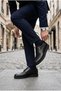 31674 Black Leather Groom Shoes Suit Shoes Men's Shoes - 2