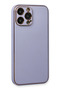 Aconcept iPhone 13 Pro Max Case Coco Leather Silicone Cover - (83022) Lilac - 3