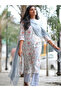 Multi Viscose Salwar Kameez & Dupatta - VRN1029 | Multi-Size:S-36-Inches
