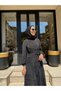 39804 Piece Detail Women's Dress Black - 2