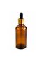 100 ml Amber Glass Dropper Bottle – Empty Cosmetic Oil and Serum Bottle with Gold Cap - 3