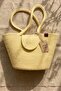 Straw Beach Bag Handmade Bohemian Summer Shoulder Bag for Women - 3