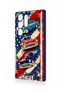 Samsung S23 Ultra Compatible American Chevrolet Patterned Silicone Case - 4