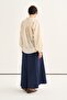 Women's Brode Floral Gathered Collar Blouse Beige - 7
