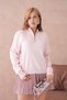 Short Zippered Interlock Knitwear Sweater Hn1800 - 4