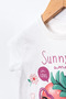 1/5 Years Old Strawberry Printed Basic T-Shirt and Shorts Kids Set - 2