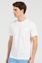 Men Slim Fit Short Sleeve Training T-Shirt, White - 4