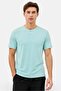 Men Slim Fit Short Sleeve Training T-Shirt, Turquoise