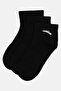 Kids Boy 3 Pairs Brand Logo Crew Socks, Black