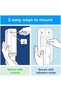 Wall Mounted Soap & Skincare Dispenser S1/S11 – Refillable Manual Liquid Dispenser for Soap, Shampoo, Lotion & Sanitizer – White - 4