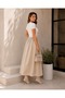 Women's Belted Poplin Midi Dress - 3