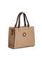 Brown Print Women's Shoulder Bag - S26Y1Pr09201-T2E - 2