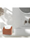 Napkin Holder, Czech Hand and Face Towel Box, Tissue Box, Paper Tissue Storage Box, Vegan Leather, 9*22*18 Cm. Tan - 8