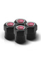 Fi̇at Logo Aluminum Coating 4 Pieces Valve Cover (Black)
