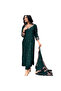 Green Silk Blend Unstitched Suit Set with Woven Dupatta - TRT1218 | Green-Size:XL-42-Inches - 5