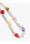 Steel Mixed Color Fruit Beaded Pearl Necklace - 3