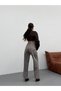 Women's Brown Snow-Washed Draped Loose-Leg Palazzo Jeans/Denim Pants - 6