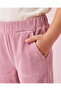 Girls Pink Velour Wide Leg Trousers - 3