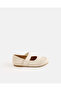 Girls Ivory Velcro Strap Sneakers