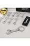 Customized for Your Logo 10 Pieces 2227 Double-Sided Laser Printed Metal Wrench Keychain