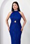 Halter Neck Dress with Waist Buckle and Tie Grs4023 - 2