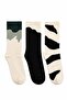 Retro Socks Women's 3-Pack Terry Socks Colorful Casual Socks Comfortable Socks Gift Socks Thick-Soled Terry Socks Sc22788