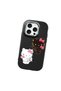 iPhone 16 Pro Compatible Case with Camera Protector Black Silicone Couple Phone Case with Kitty Pattern - 3
