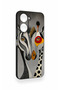 Vivo Y18 Compatible Zebra and Giraffe Patterned Silicone Case - 3
