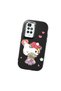Redmi 10 Compatible Case Camera Protector Black Silicone Couple Phone Case Kitty Pattern - 3