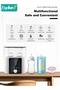 9 In 1 Baby Bottle Warmer & Sterilizer & Electric Baby Food Makerr & Milk Heater Defrost with Timer, Accurate Temperature Control, LCD Display, Night Light, Sterilizing, For Double Bottles Milk Warmer - 5