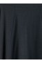 Lcw Modest Gray Flared Skirt with Zipper at the Waist - 7