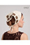 Bohemian Style Floral Knitted Tie-On Crown Bandana - 2