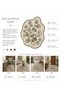 Eta Traditional Patterned Modern Woven Base Decorative Carpeteta4015 - 4