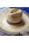 Women's Natural Straw Tassel Hat Cowboy Model - 2