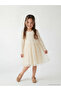 Original Oval Collar Bowknot Girl's Dress