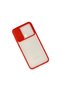Samsung Galaxy A11 Case Palm Frosted Camera Sliding Silicone - Red - 3