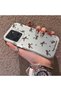 Poco C85 4g Compatible High Quality Brown Bow and Dot Printed Case