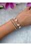 Colorful 3-Piece Bracelet Set Daisy Beads and Stone Waterway Combination Bracelet