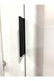12cm Yaris Matte Black Integrated Handle with Glass Cover That Attaches from the Back with Screws Drawer Lid Handle - 6